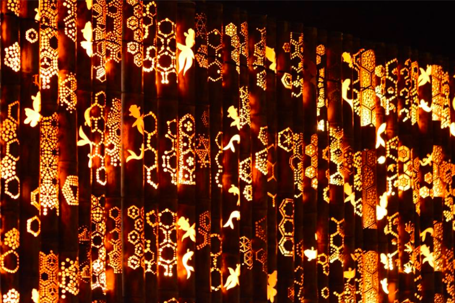 今年も「竹華灯籠祭り」の準備が始まりました。