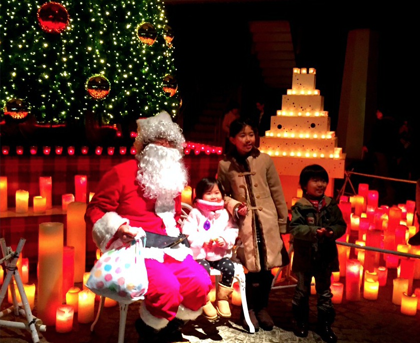 サンタが河川環境楽園に！